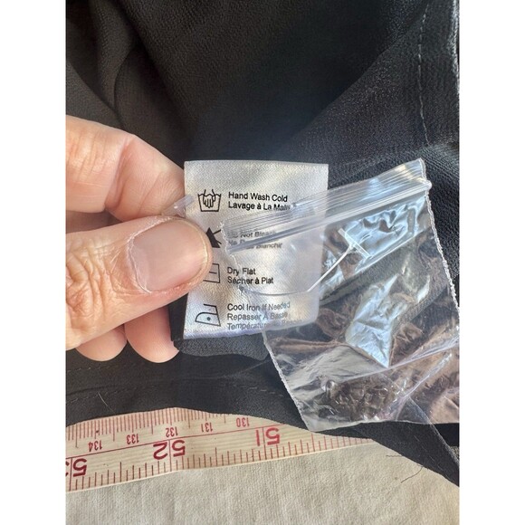 Chaser Womens Blouse Sz XS Boxy Star Beaded Sequins Baddie Witchy Gothic Vampy - Picture 12 of 14